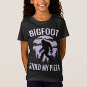 Bigfoot Pizza Forest Park Sasquatch Believe Camper T-shirt (Voorkant)