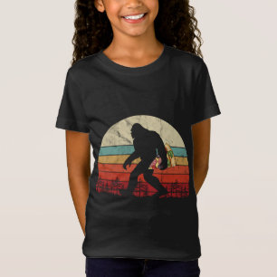 Bigfoot Pizza Lovers Grappig Eten Sasquatch Mannen T-shirt