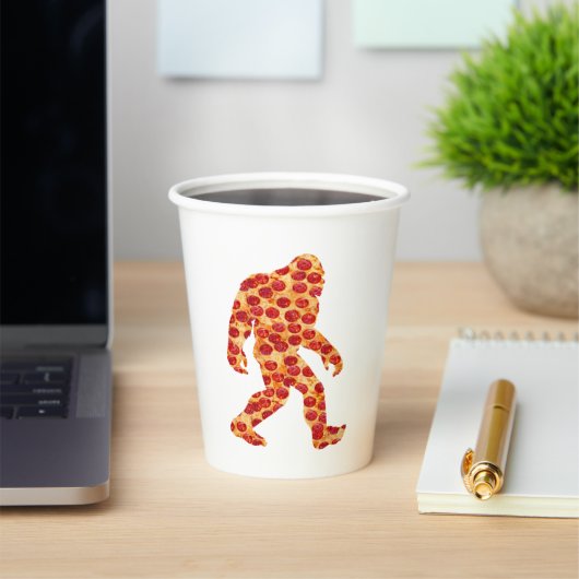 Bigfoot Pizza Papieren Bekers (Insitu)