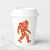 Bigfoot Pizza Papieren Bekers (Voorkant)