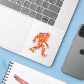 Bigfoot Pizza Sticker (Laptop met iPhone)
