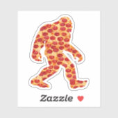 Bigfoot Pizza Sticker (Vel)