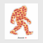 Bigfoot Pizza Sticker (Vel)