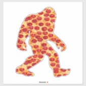 Bigfoot Pizza Sticker (Vel)