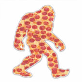 Bigfoot Pizza Sticker (Voorkant)