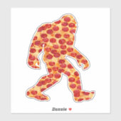 Bigfoot Pizza Sticker (Vel)