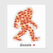 Bigfoot Pizza Sticker (Vel)