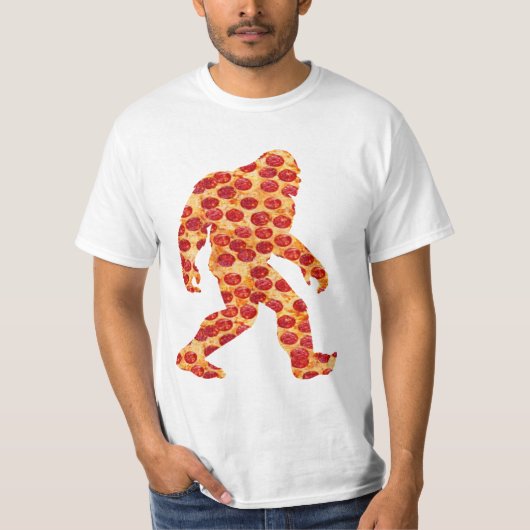 Bigfoot Pizza T-shirt (Voorkant)
