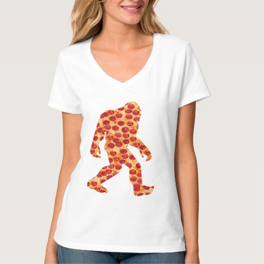 Bigfoot Pizza T-shirt (Voorkant)