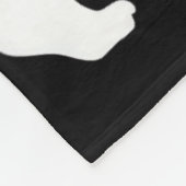 Bigfoot Plays Hockey Funny Sasquatch Sports Fleece Deken (Hoek)