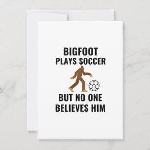 BIGFOOT PLAYS SOCCER KAART