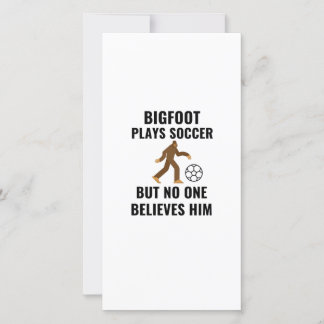 BIGFOOT PLAYS SOCCER KAART