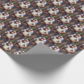 Bigfoot Politieman Cadeaupapier (Hoek)