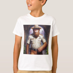 Bigfoot Politieman T-shirt