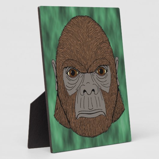 Bigfoot portret 1 (ape-achtig) fotoplaat (Zijkant)