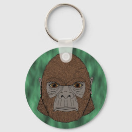 Bigfoot portret 1 (ape-achtig) sleutelhanger