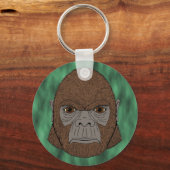 Bigfoot portret 1 (ape-achtig) sleutelhanger (Achterkant)
