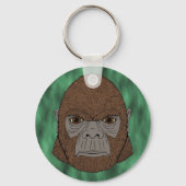 Bigfoot portret 1 (ape-achtig) sleutelhanger (Achterkant)
