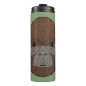 Bigfoot portret 1 (ape-achtig) thermosbeker (Voorkant)