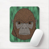 Bigfoot portret 1 (ape-achtige) Muismat (Met muis)
