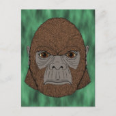Bigfoot Portret 1 (Ape-like) Briefkaart (Voorkant)