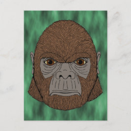 Bigfoot Portret 1 (Ape-like) Briefkaart