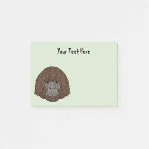 Bigfoot Portret 2 (human-like) Post-it Notes