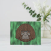 Bigfoot Portret 2 (mens-als-Briefkaart) Briefkaart (Staand voorkant)