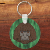 Bigfoot Portret 2 (mens-als-Sleutelhanger) Sleutelhanger (Achterkant)
