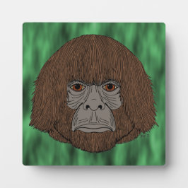 Bigfoot portret 2 (mensachtig) fotoplaat