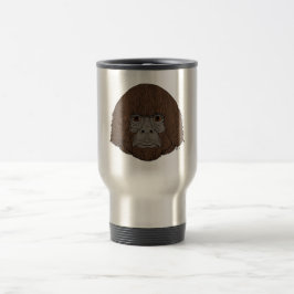 Bigfoot portret 2 (mensachtig) reisbeker