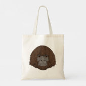 Bigfoot portret 2 (mensachtig) tote bag (Achterkant)