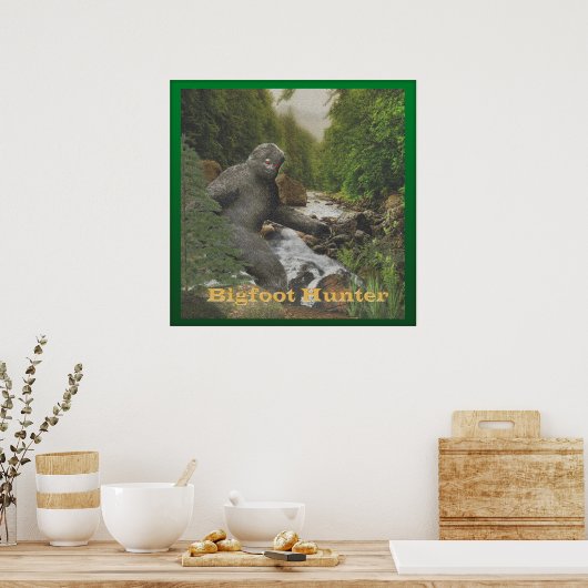 Bigfoot Poster (Keuken)