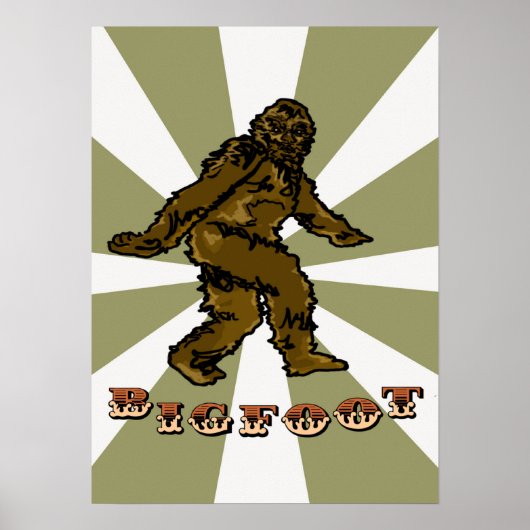 Bigfoot poster (Voorkant)