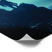 Bigfoot Poster Art Print, Gothic Wall Decor Painti (Hoek)