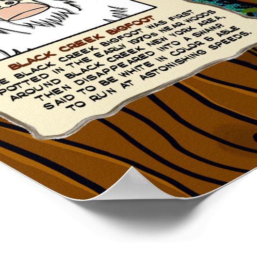 Bigfoot Poster Most Wanted ELE Officiële Merch (Hoek)