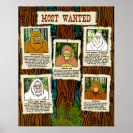 Bigfoot Poster Most Wanted ELE Officiële Merch