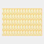 Bigfoot. Preppy Pastel Leuk Helder Gekleurd Inpakpapier Vel (Voorkant 2)