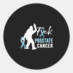 Bigfoot prostaatkanker prostaatkanker bewustzijn ronde sticker