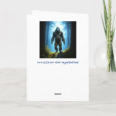 Bigfoot Pun Gelukkige Verjaardag Kaart (Achterkant)