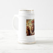 Bigfoot Queen of Hearts Bierpul (Voorkant links)