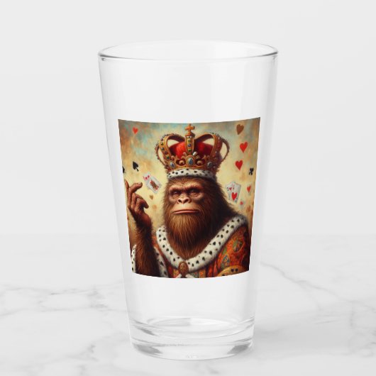 Bigfoot Queen of Hearts Glas (Voorkant)