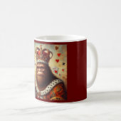 Bigfoot Queen of Hearts Koffiemok (Voorkant rechts)