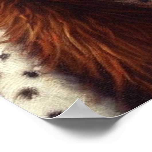 Bigfoot Queen of Hearts Poster (Hoek)