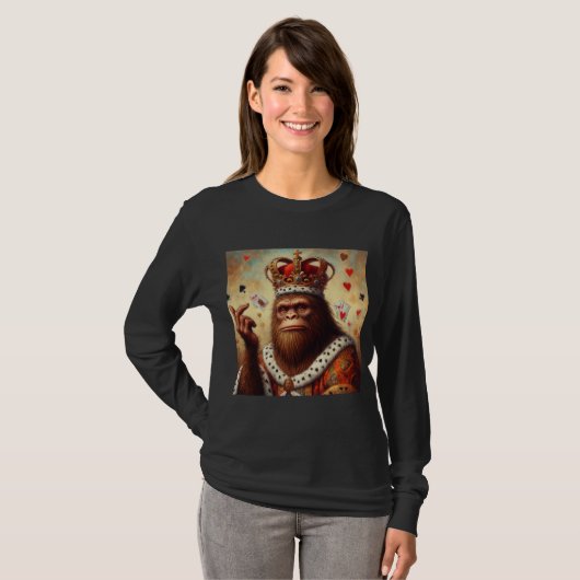 Bigfoot Queen of Hearts T-shirt (Voorkant volledig)