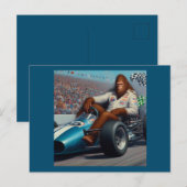 Bigfoot Racecar Briefkaart (Voorkant / Achterkant)