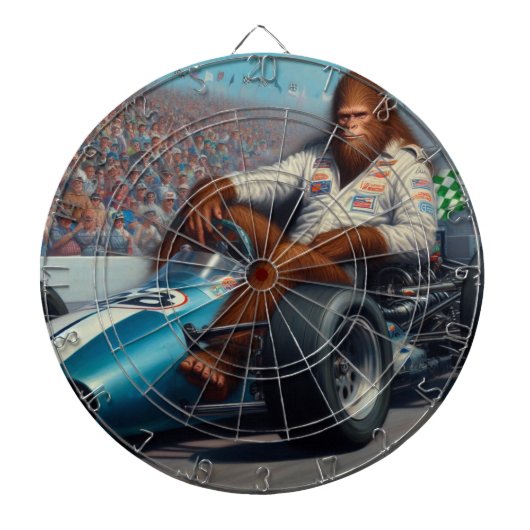 Bigfoot Racecar Dartbord (Voorkant)