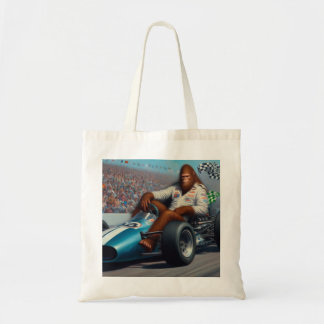 Bigfoot Racecar Tote Bag