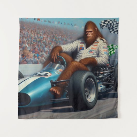 Bigfoot Racecar Wandkleed (Voorkant)