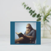 Bigfoot Reading Briefkaart (Staand voorkant)